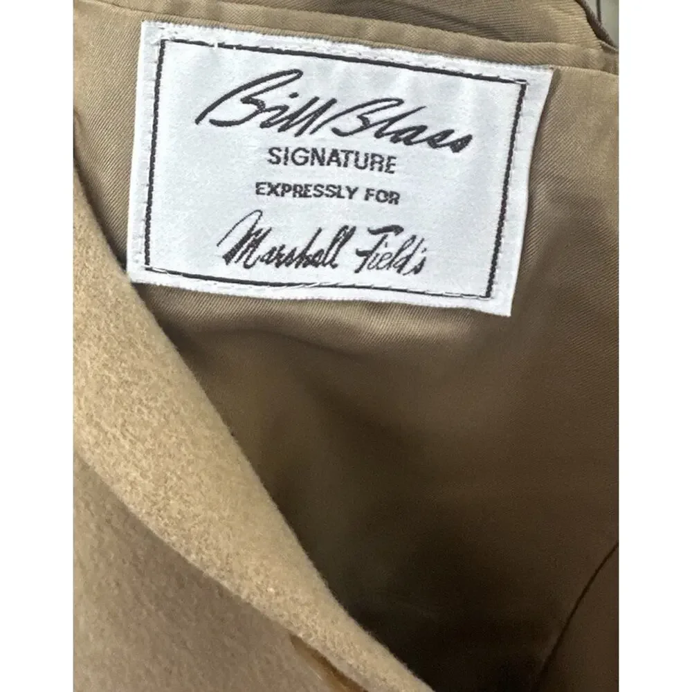 Bill Blass 100% Camel Hair Sport Coat Blazer Mens Tan Beige Vintage